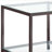 Harway Glass Top End Table