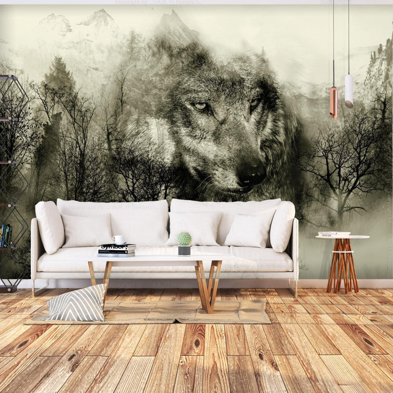 Murale Darean, Beige, L 3,42 pi x l 4,92 pi