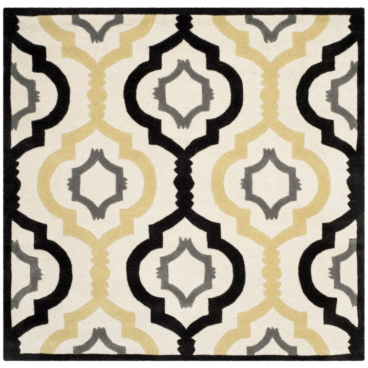 Carolene Hand Tufted Wool Geometric Rug