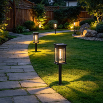 UV Resistant Glass and Iron Landscape & Nature Garden Accents Accessories