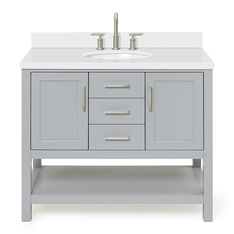 Bayhill 43'' W Single Vanity, Gray