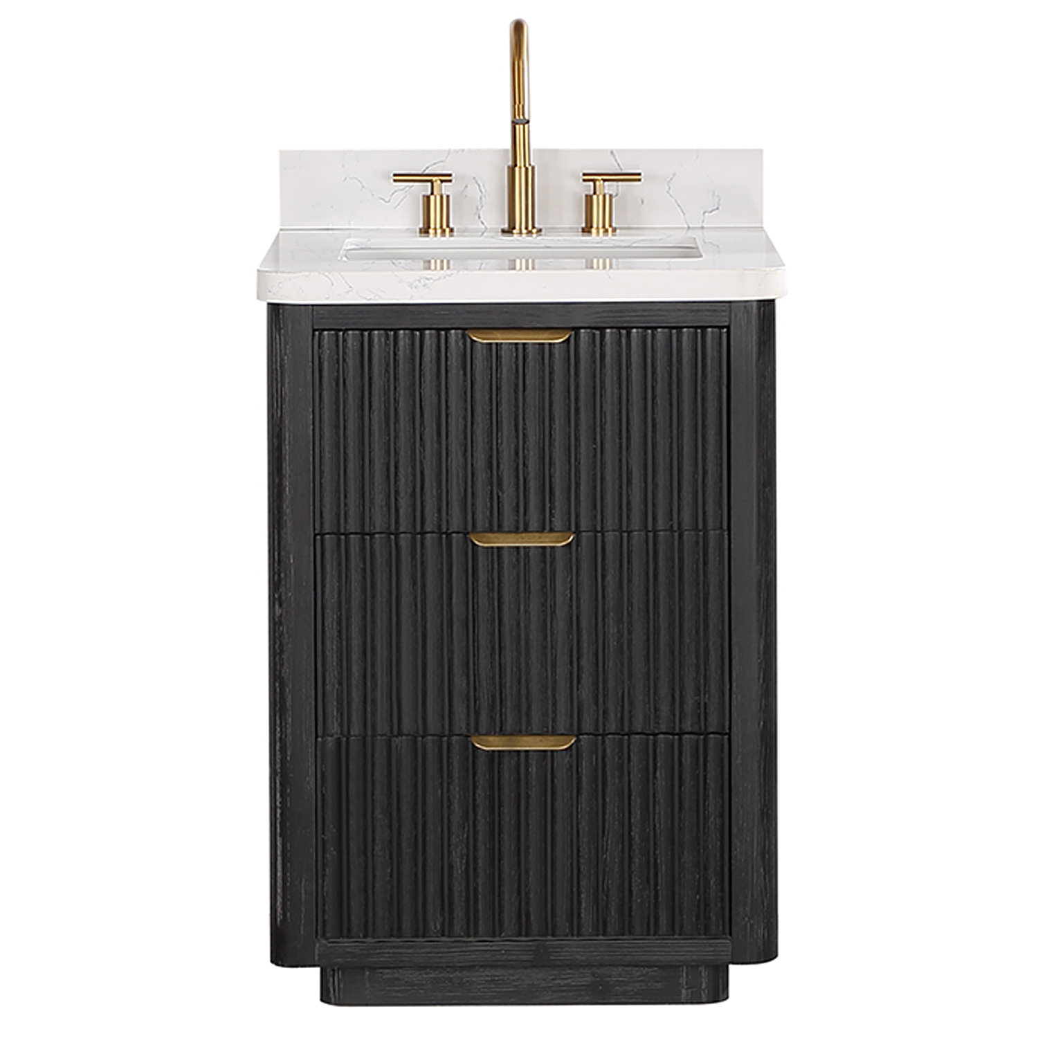 Adela 24'' Single Bathroom Vanity - Modern & Compact