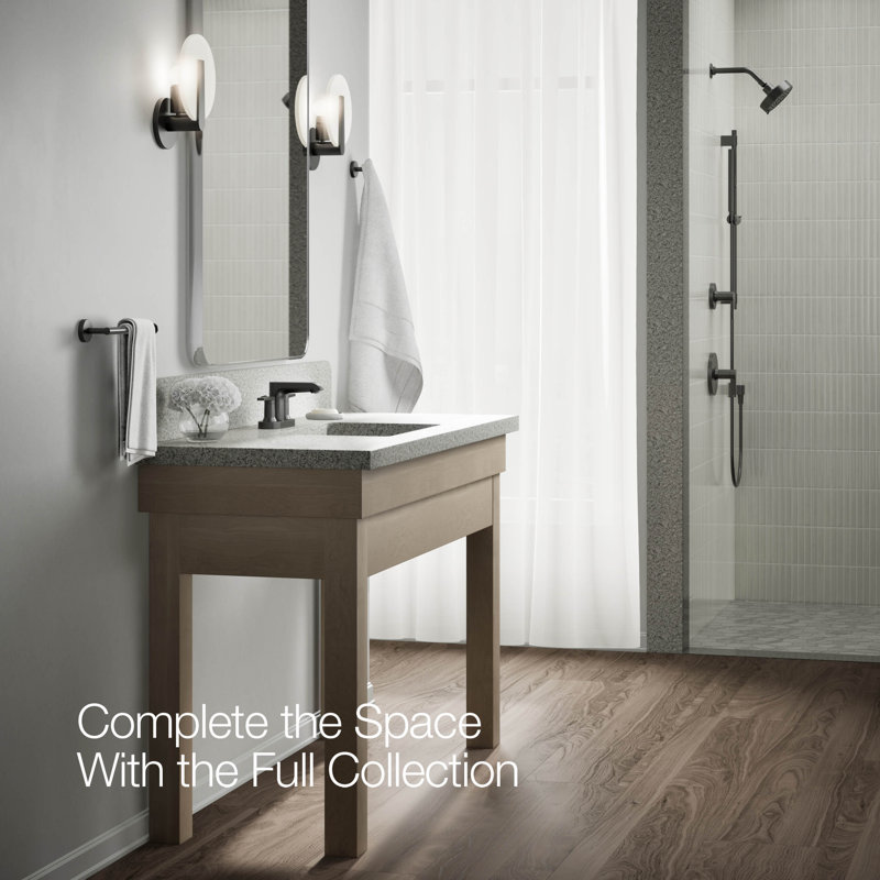 Hint Centerset Bathroom Sink Faucet 1.2 GPM, Matte Black