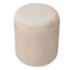 37.5cm Wide Velvet Cylinder Striped Standard Ottoman-1343830866