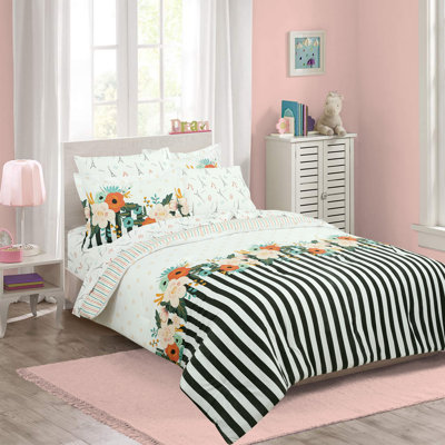 Modern & Contemporary Polyester Striped Comforter