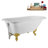 62" Streamline Clawfoot Tub,Tray,Drain, Clawfeet-101628985-102218228