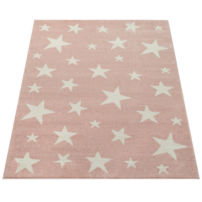 Aquila Pink/White Rug, Rectangle 120 x 170cm