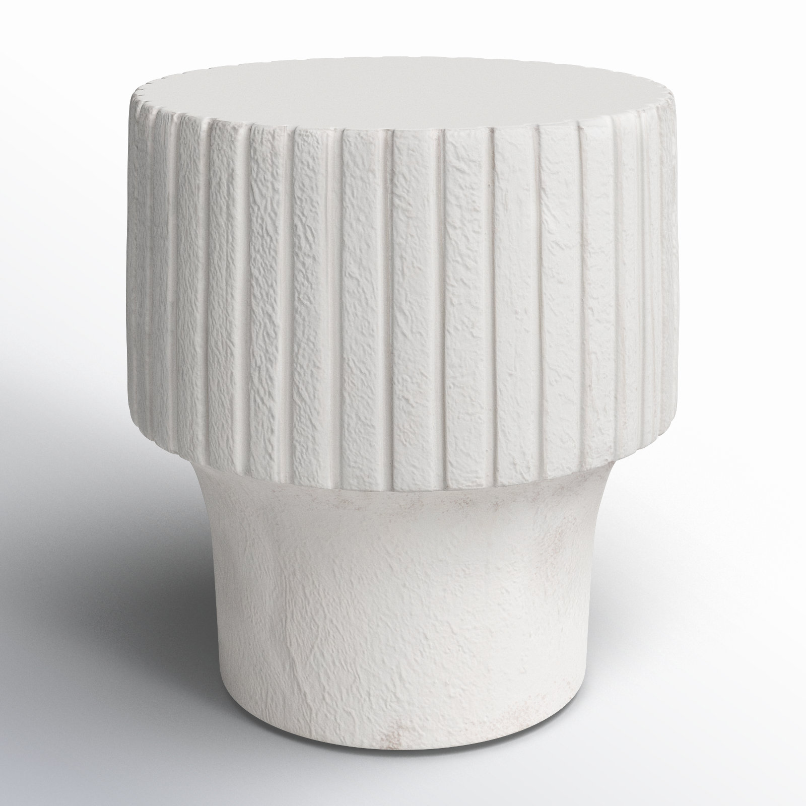 LaCure 20'' Stone Outdoor Side Table