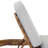 Madigan Modern Coastal Outdoor Acacia Wood Chaise Lounge Chair with Adjustable Backrest and Cushions for Poolside, Backyard, Deck-130047648-130047650