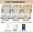14" Gold Flush Mount Chandeliers 3-color Dimmable