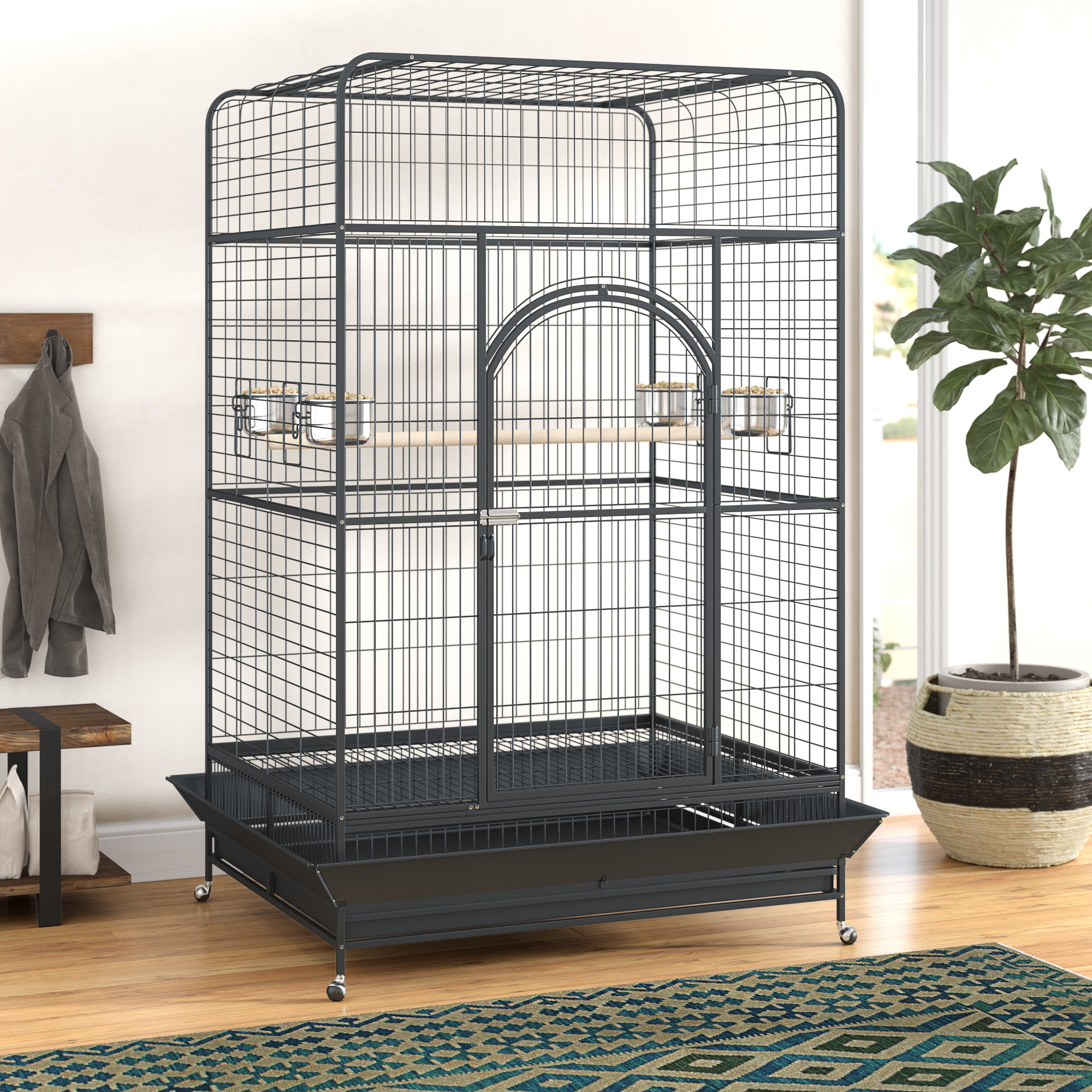 Tucker Murphy Pet™ Briceno Macaw Cage with Caster & Reviews - Wayfair ...