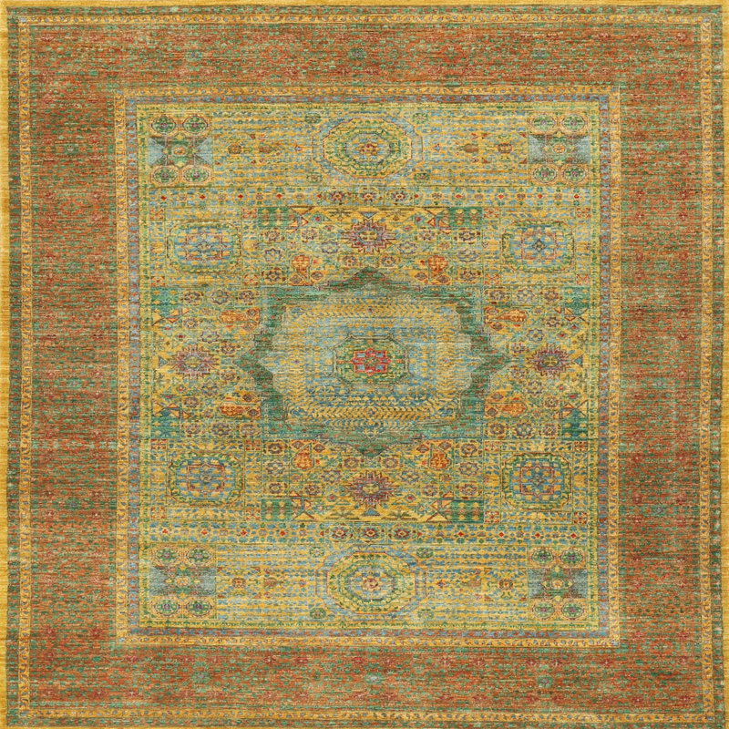 Southwestern Indoor Rug, Square 7'