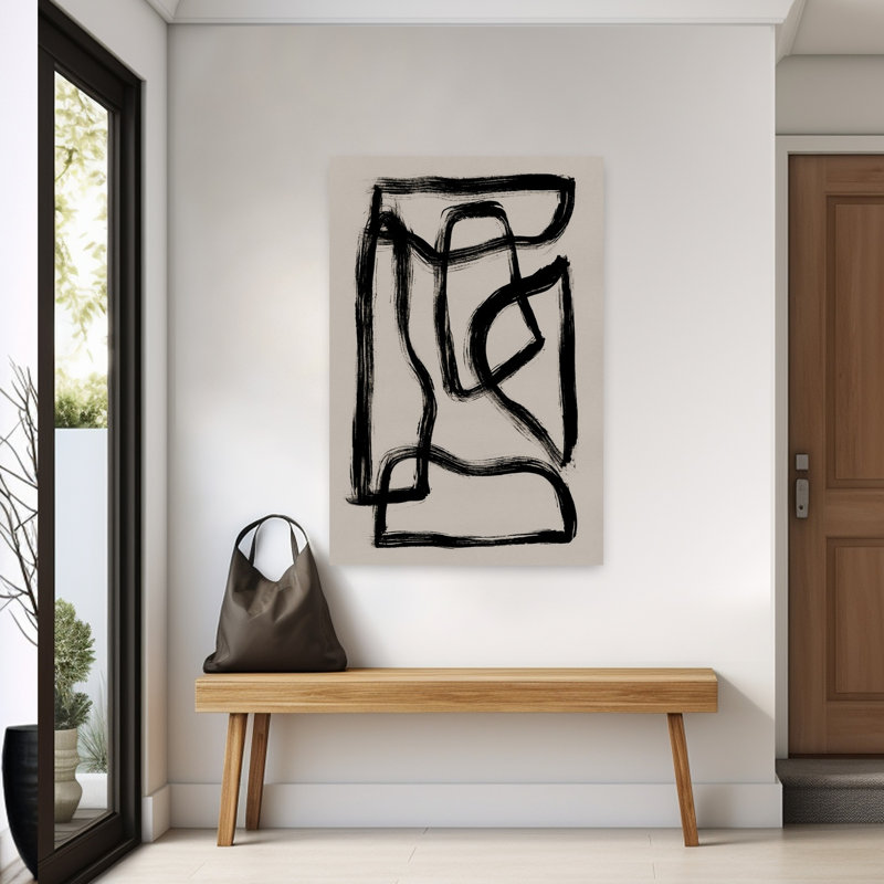 Art contemporain contemporain, H 60 po x l 40 po