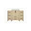 Single Sink Bathroom Vanity Cabinet,Freestangding Storage Vanity Cabinet with White Countertop-1184303974