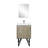 Lancy 24 in W x 20 in D Single Bath Vanity Mirror and Faucet Set-113284449