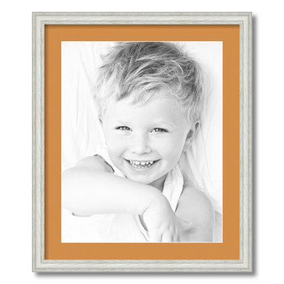 Wood Matte Picture Frame with Mat