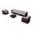Moyeda Wicker Fully Assembled 6 - Person Seating Group with Cushions | Complete Outdoor Seating Set-231606466-218719439