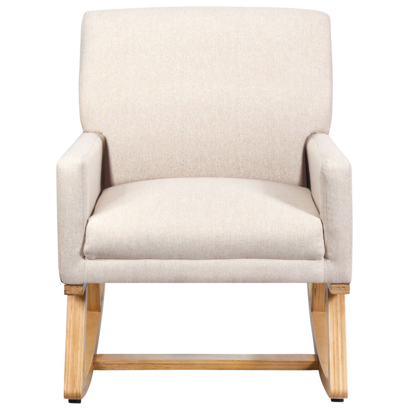 Chaise berçante Nohemi, Beige