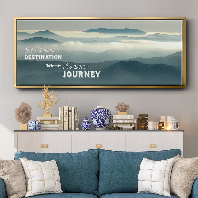 The Journey- Framed Canvas, 20" H x 50" W