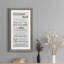 "Bathroom Rules" - Art textuel sur toile-451820805