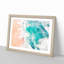 Montara Beach In California - Single Picture Frame Print on MDF-56860460-56860459