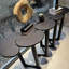 American style modern black console table