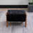 Solid Wood Chenille Upholstered Ottoman-1789589832