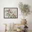 «Green The Pea Flowers Blossom Modern Artwork, impressions encadrées, affiches, petit art mural de salle de bain»-101825738-101825734