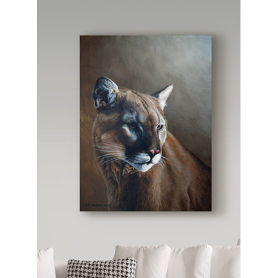 «Cougar» par Etelca, impression sur toile tendue