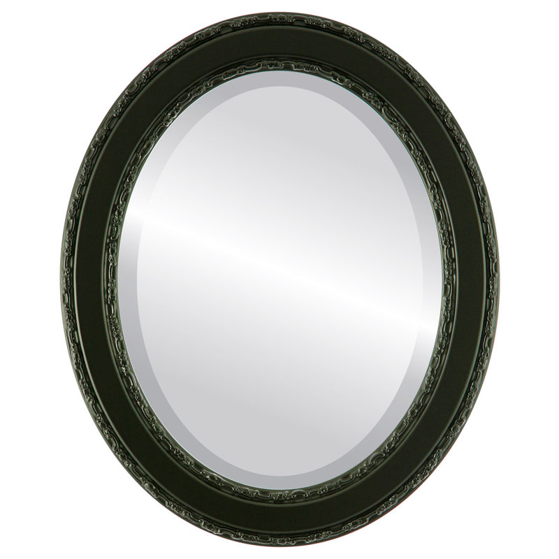 Miroir d'appoint Minerva, Noir mat, H 19 po x l 15 po