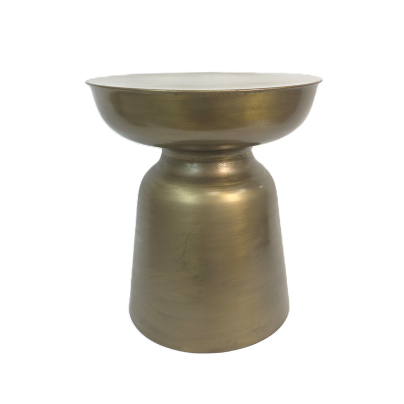 Debe Side Table Brass Antique , BRASS ANTIQUE