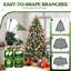 5.97' H Artificial Pine Christmas Tree