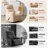 Zeno Oversized Swivel Recliner Chair With Massage And Heat,  Beige-1349534351