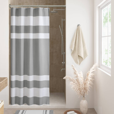 Spa Waffle Shower Curtain with 3M Treatment