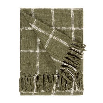 Beni Plain Weave / Muslin Throw Blanket
