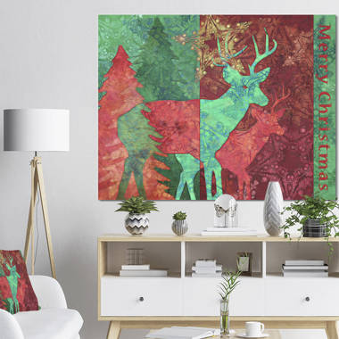 Gilded Christmas Greenery III - Canvas Print Wall Art by Richelle Garn (styles > Decorative Art > Holiday Décor > Christmas art) - 8x12 in