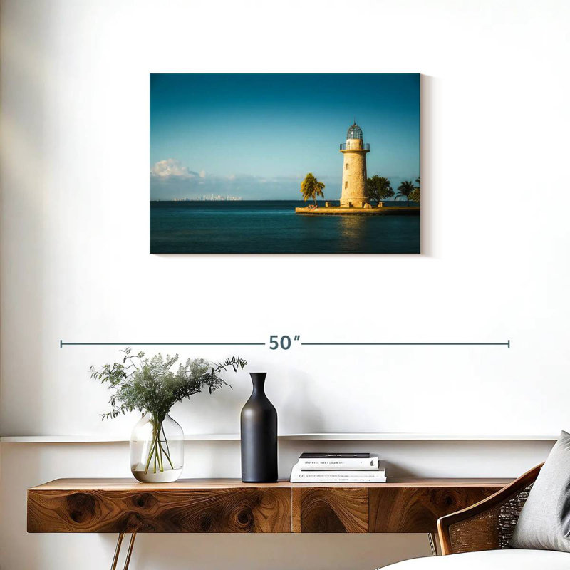 Aletra Boca Chita Lighthouse, 20" H x 30" W