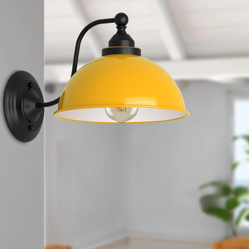 Armed Sconce, Yellow