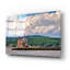 Art mural en verre Latitude Run® «Cloudy Day At Rockland Breakwater» par Rick Berk-1624312165