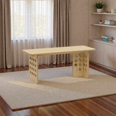Premium Engineered Wood with Natural Charm Desk