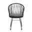 TAVON CHAIR, 2PCS avec 2 coussins, gris