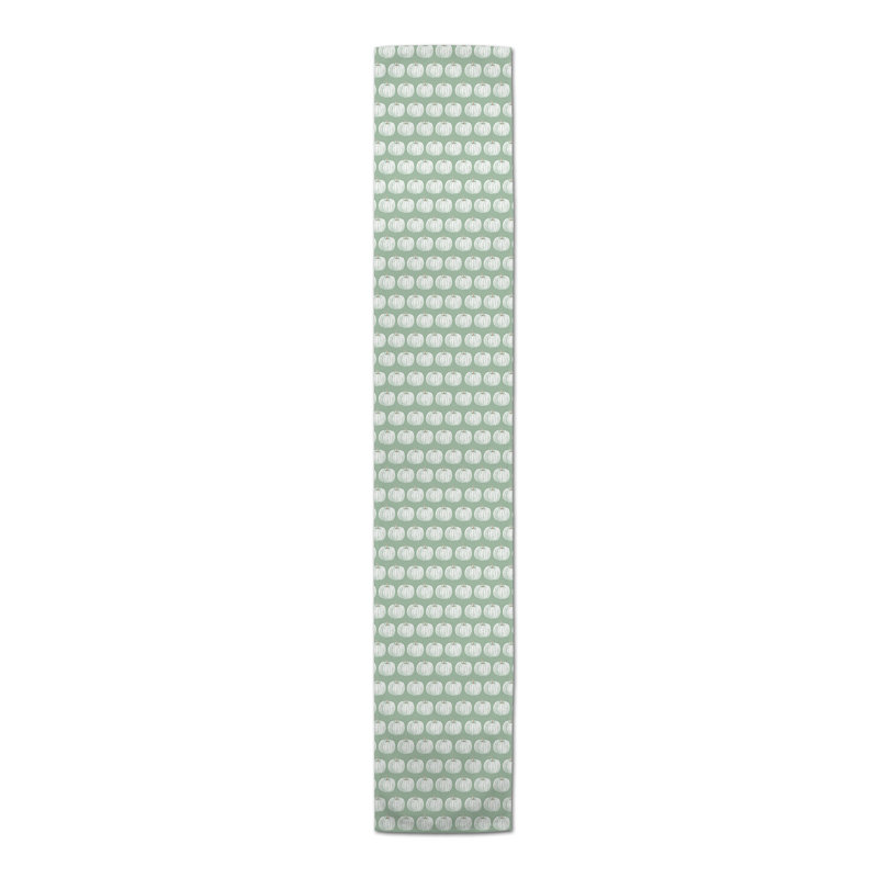 Chemin de table géométrique mcelrath, L 72 po x l 16 po, Geometric 6, Green