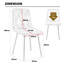 49cm H Linen Upholstered Side Chair in Beige-114193358