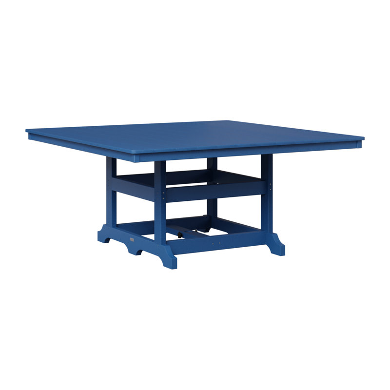 Table de salle à manger Berlin Classic, Pacific Blue, Bleu pacifique