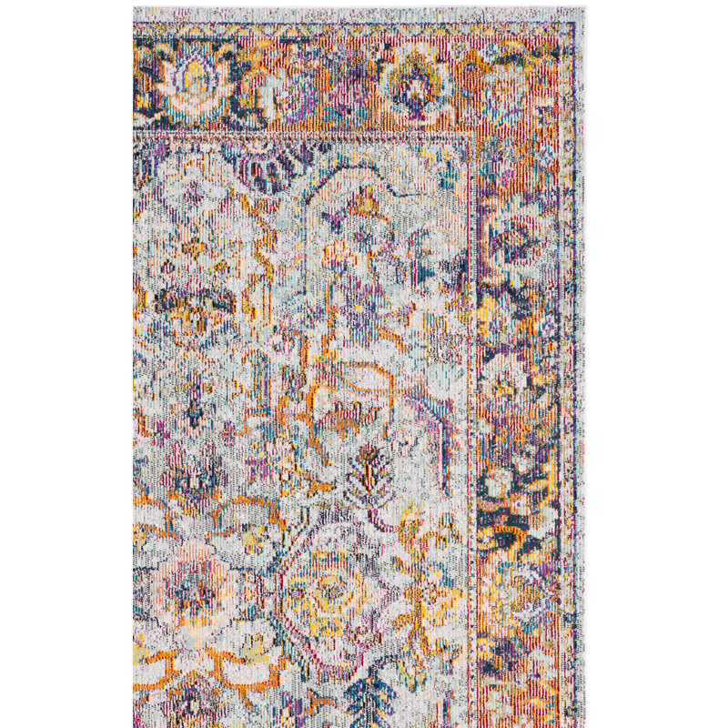 Sanor Performance Oriental Rug, Square 7'