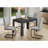 Dining Table, 48" Rectangular, Small, Kitchen, Dining Room, Black Laminate, Contemporary, Modern-1887367897