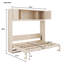 Lit escamotable avec armoires de rangement-1948207188