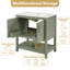 Meuble-lavabo simple autoportant de 30 po avec lavabo en céramique-950607933
