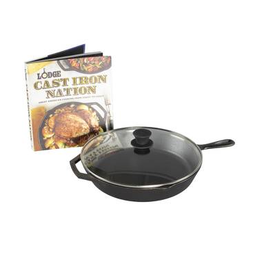 Lodge Cast Iron Covered Deep Skillet