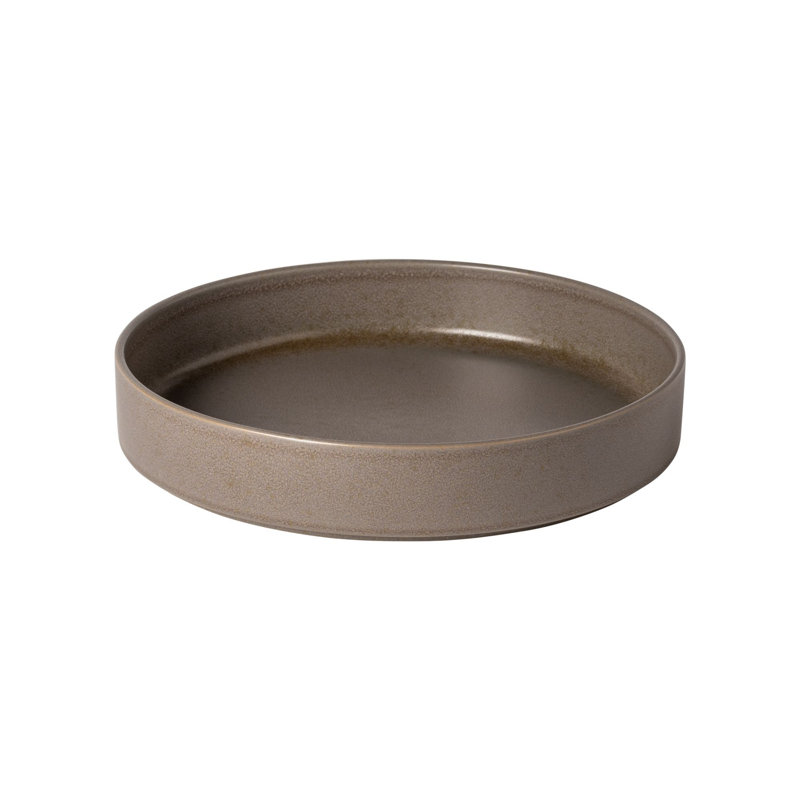 Redonda Stoneware Pasta Dish, Oak